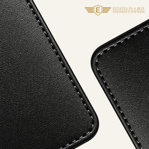 1.5” Slant D-Ring Faux Leather Binder Set — 50-Count Pallet