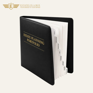 1.0” Slant D-Ring Faux Leather Binder Set — 10-Count Box